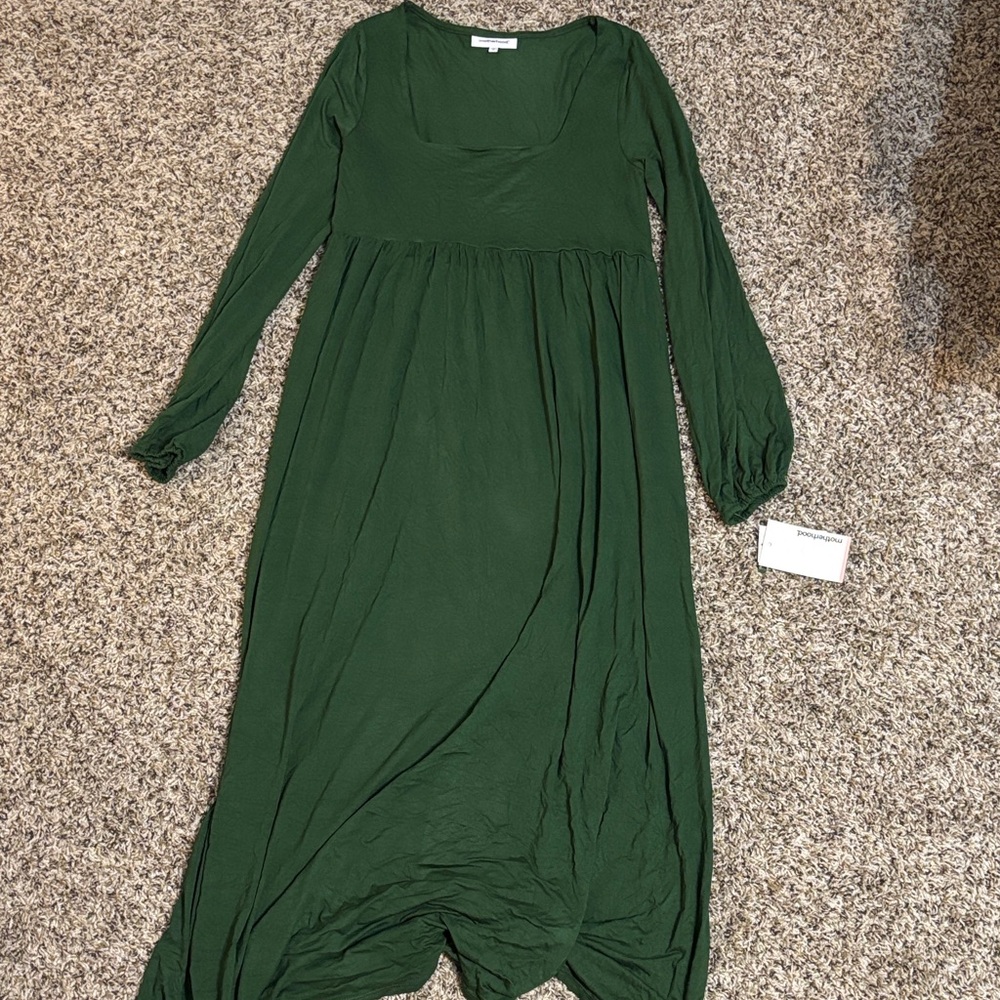 Maternity!! Motherhood Forest Green Maxi Dress